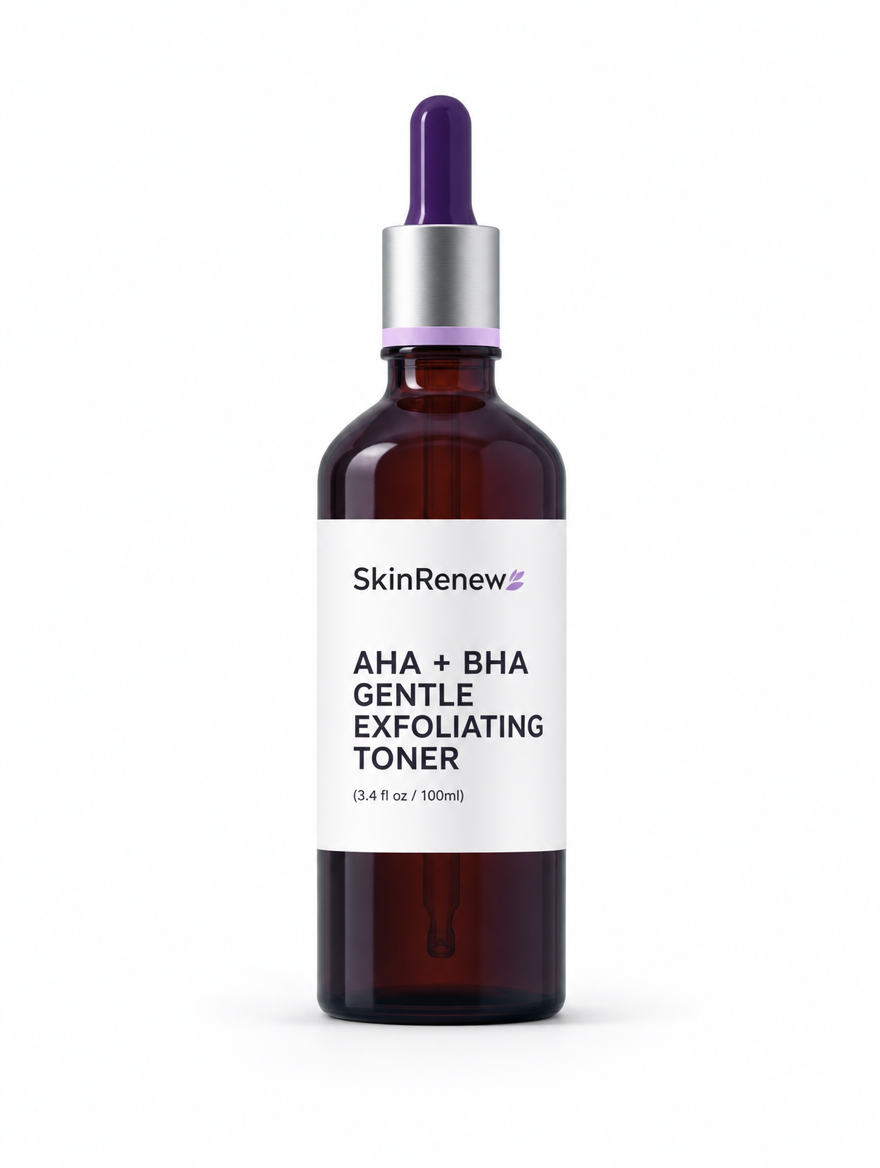 SkinRenew AHA plus BHA Gentle Exfoliating Toner 150ml bottle