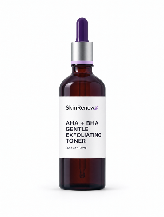 SkinRenew AHA plus BHA Gentle Exfoliating Toner 150ml bottle