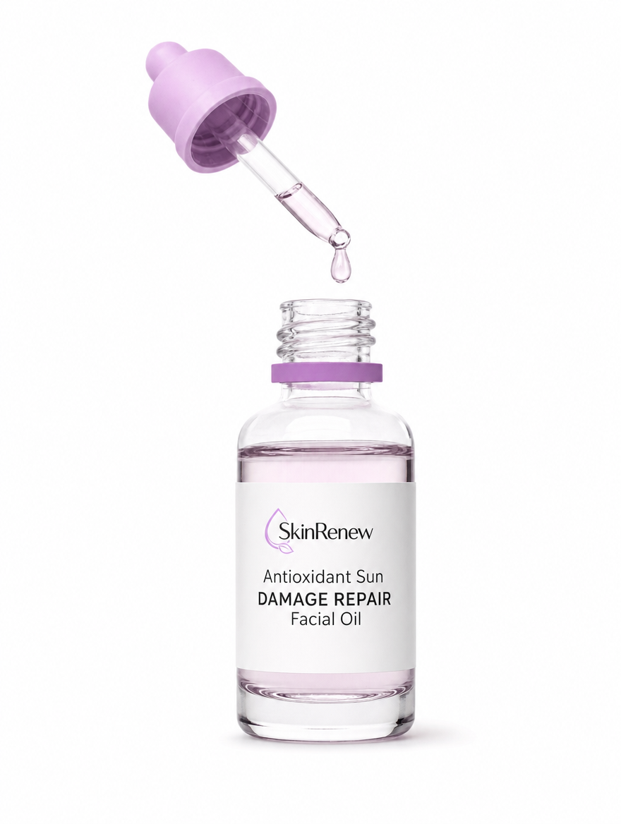 SkinRenew Antioxidant Sun Damage Repair Facial Oil 30ml dropper bottle