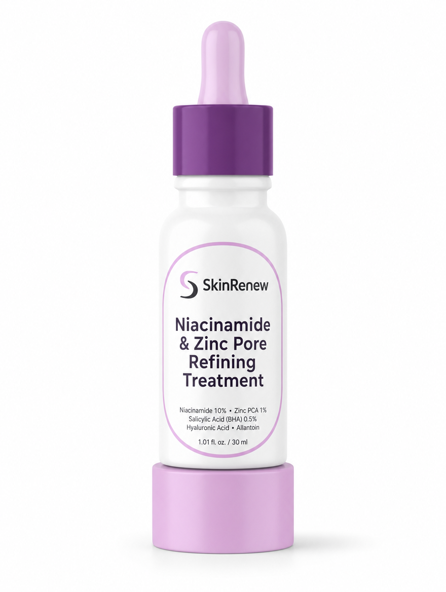 SkinRenew Niacinamide and Zinc Pore Refining Treatment 30ml bottle